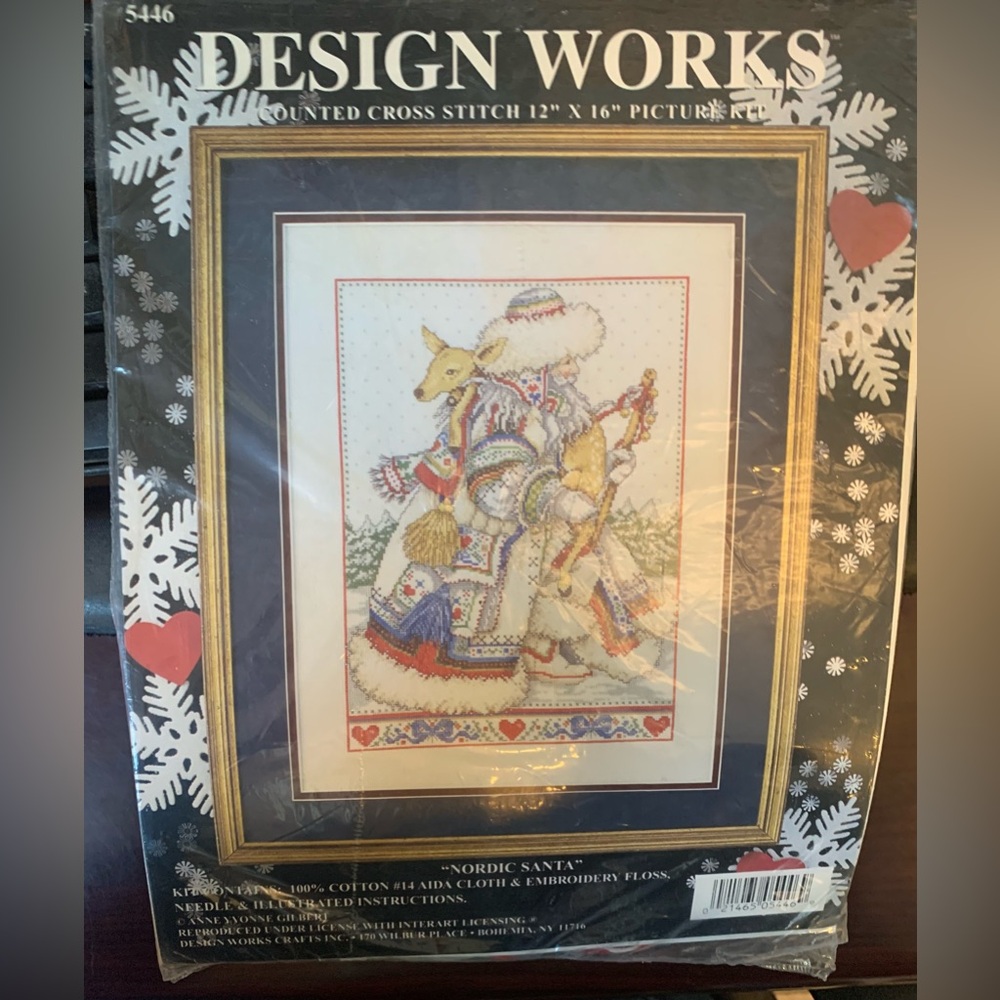 Design Works Nordic Santa Cross Stitch Kit New #5446